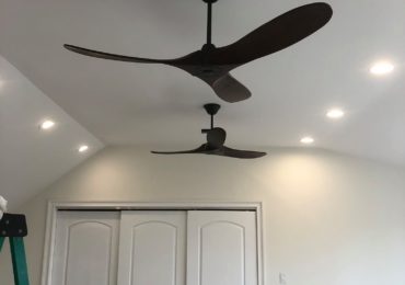Recessed lighting and ceiling fans installation in Wayne